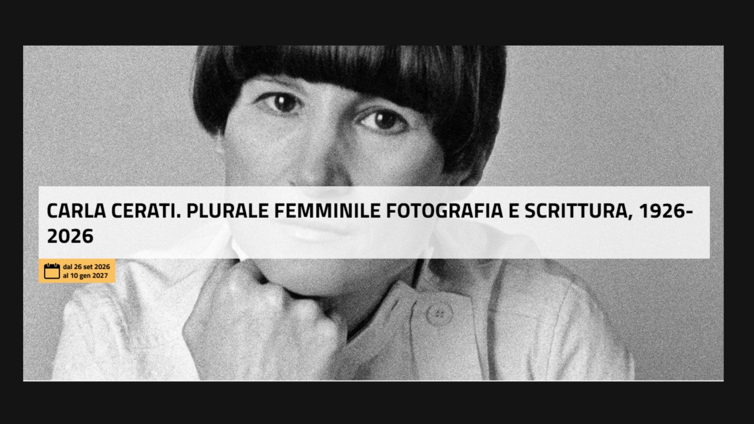 Mostra Carla Cerati